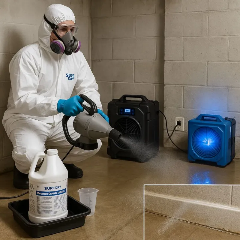 Sanitization and Odor Removal process in Lynnfield, MA