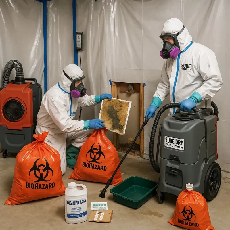 Contaminated Water Handling Protocols process in Lynnfield, MA