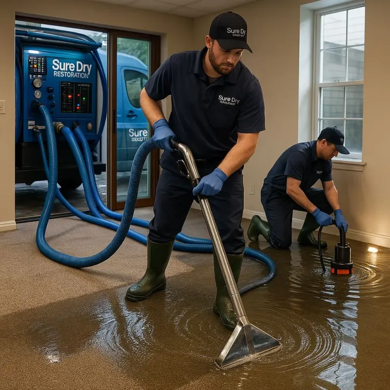Water Extraction and Removal process in Lynnfield, MA
